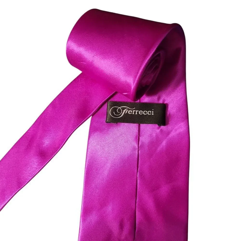 Ferrecci Pink Tie Elegant Accessories